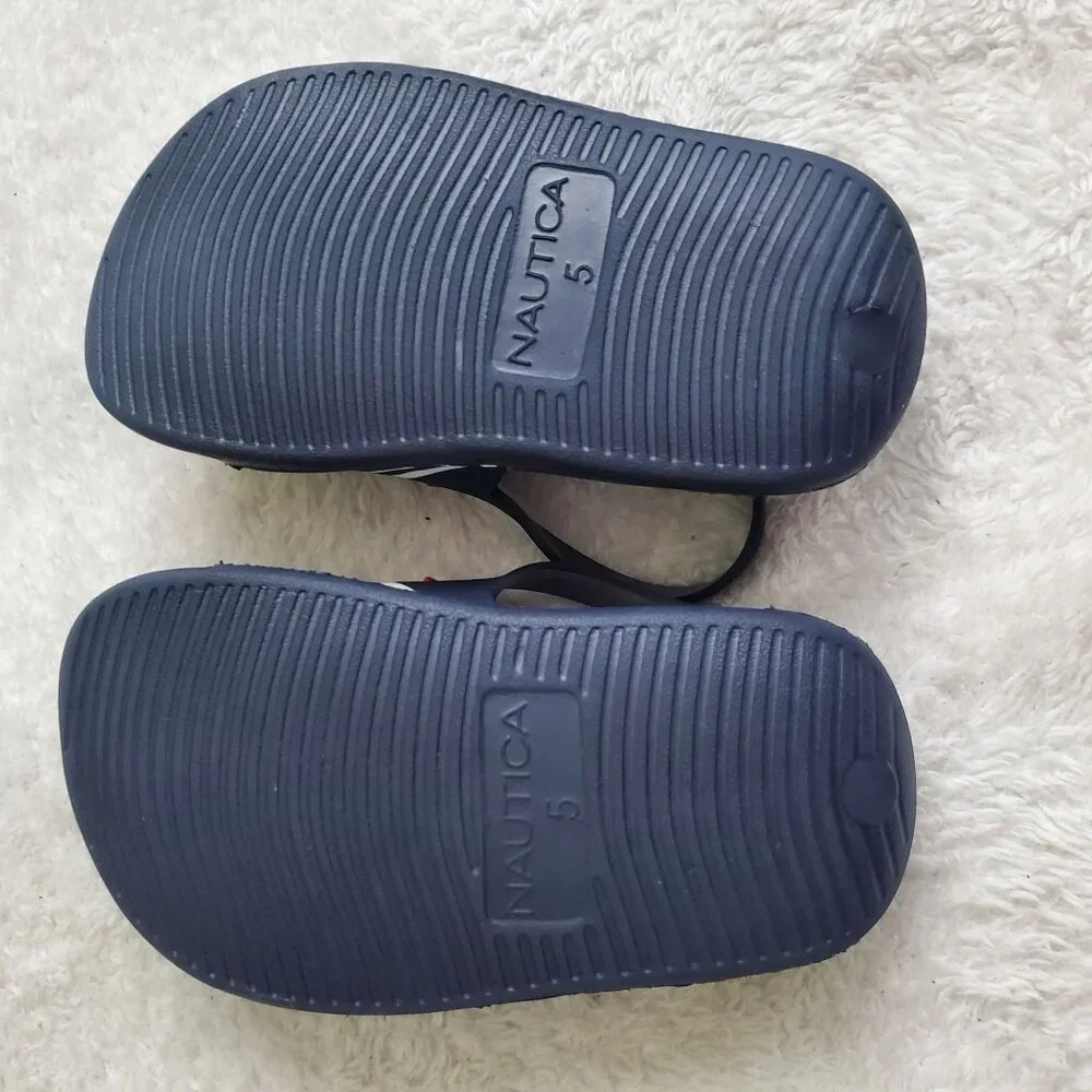 Nautica Toddler's boys sandals Size US 5 blue velcro closure nwot - Picture 7 of 10